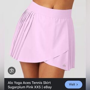 Alo Yoga Tennis Skirt Sugarplum XXS
